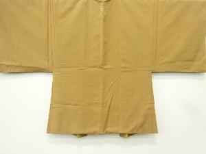 リサイクル　手織り真綿紬一つ紋男物羽織(キングサイズ)